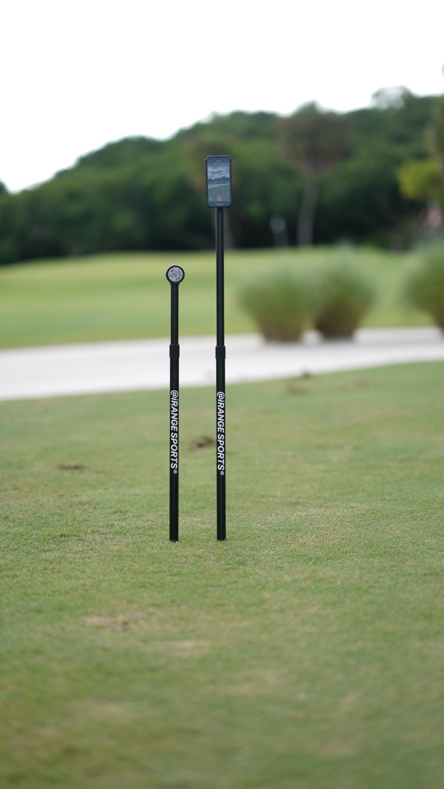 @iRangeSports Stick EXT w/MagSafe Compatible Puck - Golf Monopod, Strong Magnetic, Lightweight, Portable Phone & Tablet Stand - Film Steady Video