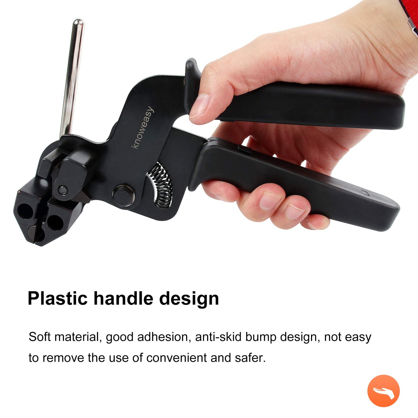 Knoweasy Stainless Steel Cable Tie Gun, Cable Tie Tool and Zip Tie Tool Ideal for Home, Office, and Industrial Use