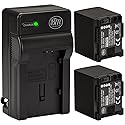 BM 2 BP-820 Batteries and Charger for Canon VIXIA HF G50, HF G60, HF G70, XA40, XA45, XA50, XA55, GX10, HFG20, HF G21, HFG30, HFG40, XA10, XA11, XA15