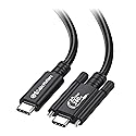 Cable Matters [USB-IF Certified] 20Gbps USB4 Cable with Side Screw Lock 6.6ft, Up to [8K@30Hz / 4K@120Hz Video, 240W Charging, 20Gbps Data Transfer]