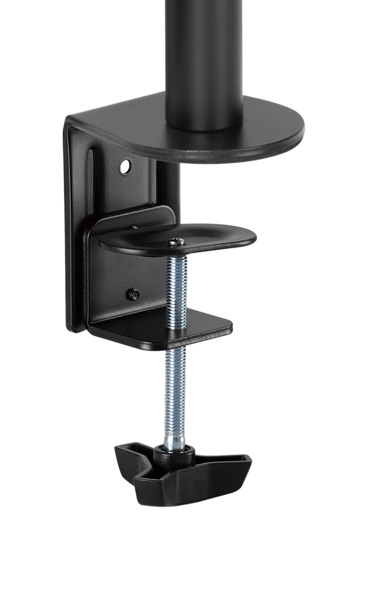 Amer Single LCD Monitor Desk Mount Stand Fully Adjustable/Tilt/Articulating for 1 Screen up to 32" (EZCLAMP), 1 Monitor (up to 32") Desk Clamp