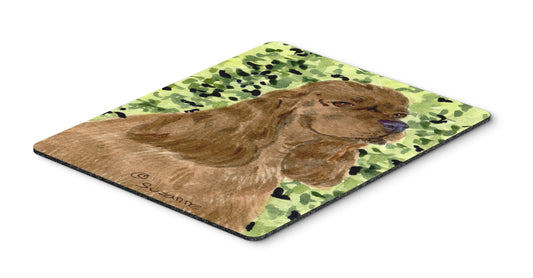 Caroline's Treasures SS8807MP Cocker Spaniel Mouse Pad, Hot Pad or Trivet for Home Office Gaming Working Computers Laptop Mouse Mat,Washable Large