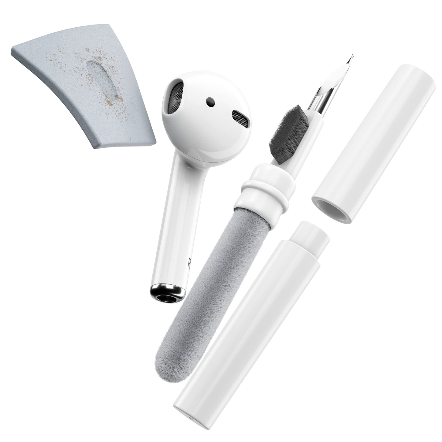 KeyBudz Air Care AirPods Cleaning Kit Accessories Set - Safely Sanitize, Clean and Maintain Your AirPods, AirPods Pro and Other Earphones - Includes