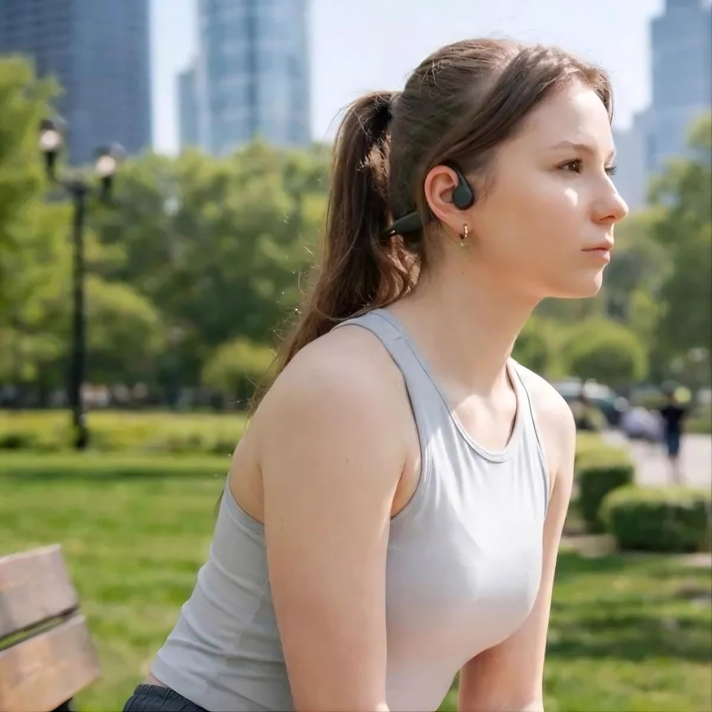 SONR Bone Conduction Swimming Headphones: 32GB Waterproof MP3 Player and Bluetooth Sport Earphones with Microphone for Swimming, Running and Triathlon