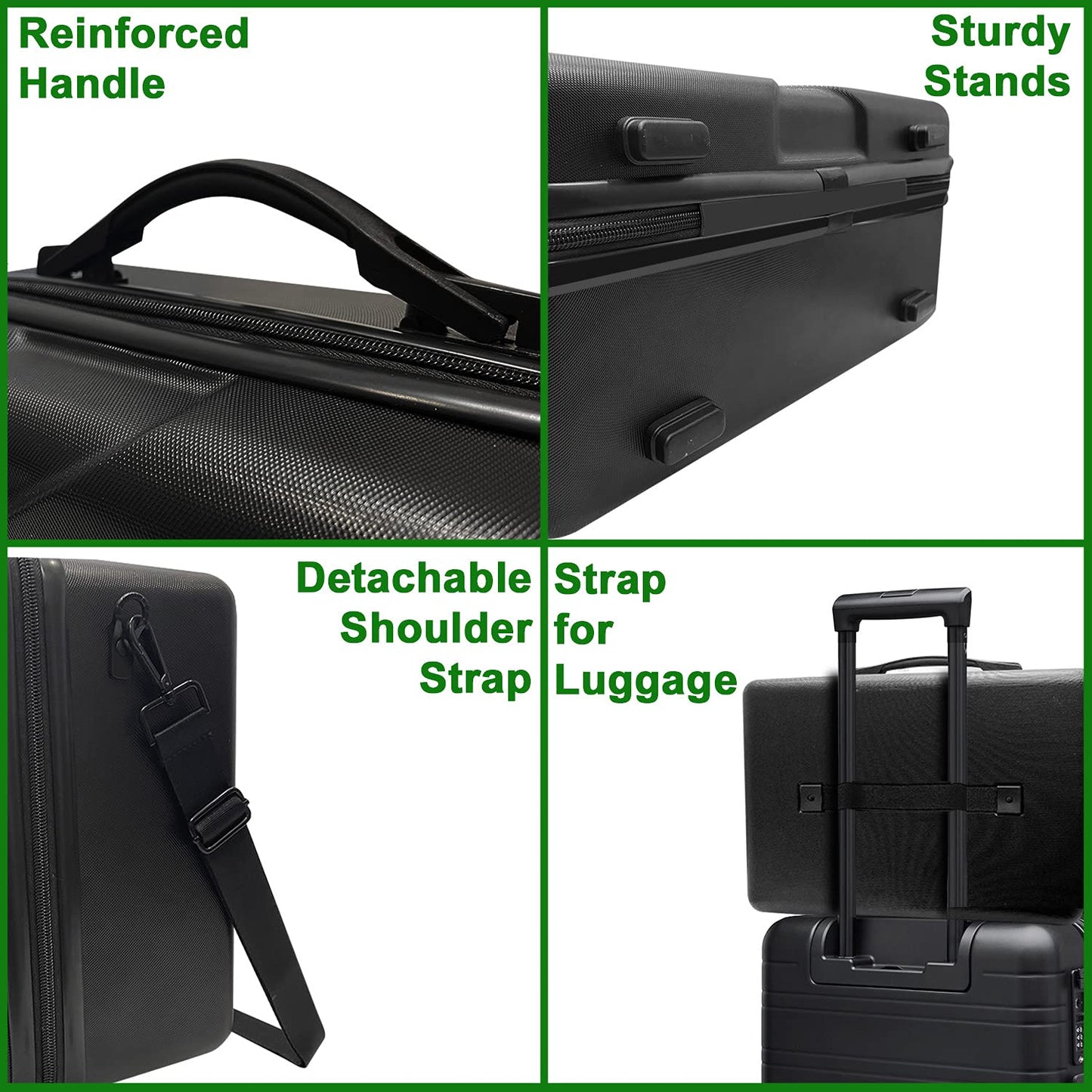 Xbox Series X Carrying Case, Compatible with XSX Console/Controllers/Headset/Games and Other Accessories - Protective Travel Case with Hard Shell