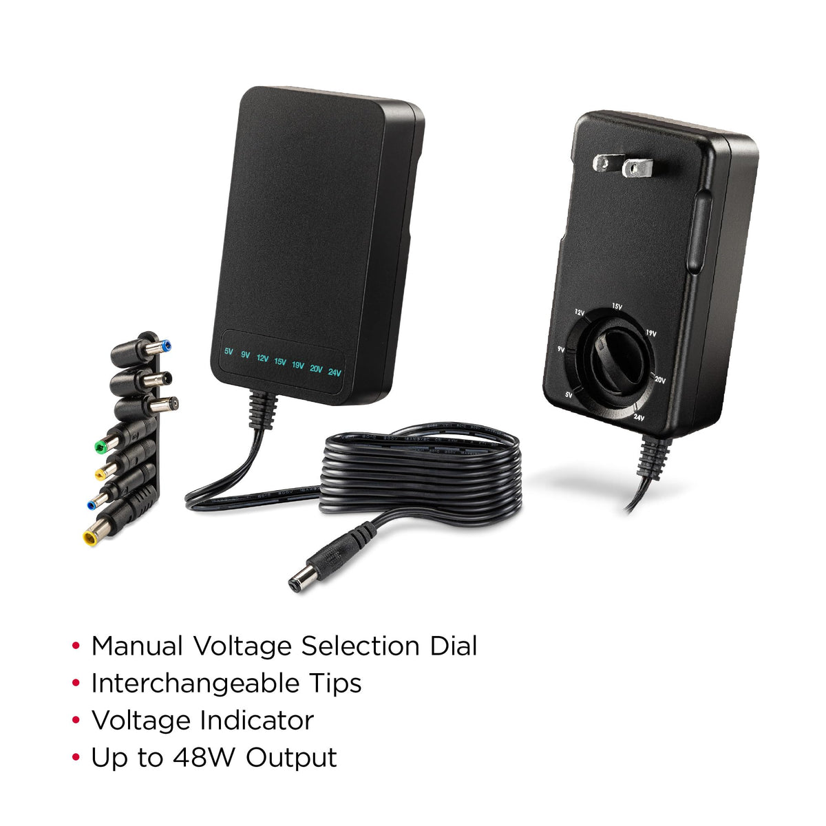 CyberPower CPUAC3000 5-24V 3000mA 48W Universal Power Adapter