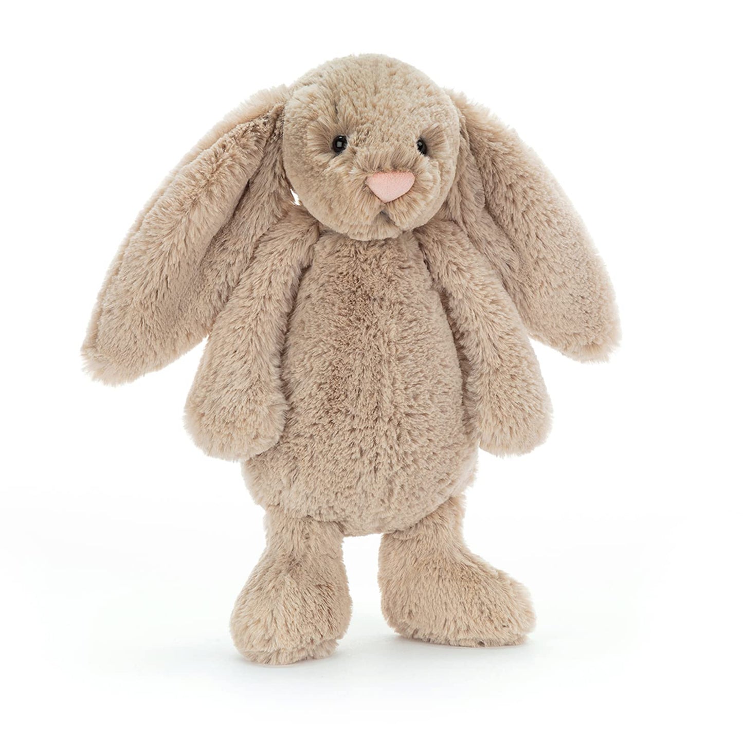 Jellycat Bashful Beige Bunny Stuffed Animal, Medium 12 inches - Rabbit and Bunny Plush Toy - Classic Children's Gift