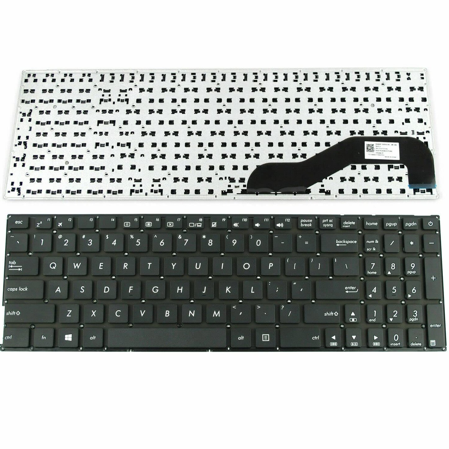 New US Black English Laptop Keyboard (Without palmrest) for ASUS X543 X543NA X543UA X543MA X543UB R543 R543MA R543NA A543MA A543NA F543NA F543MA