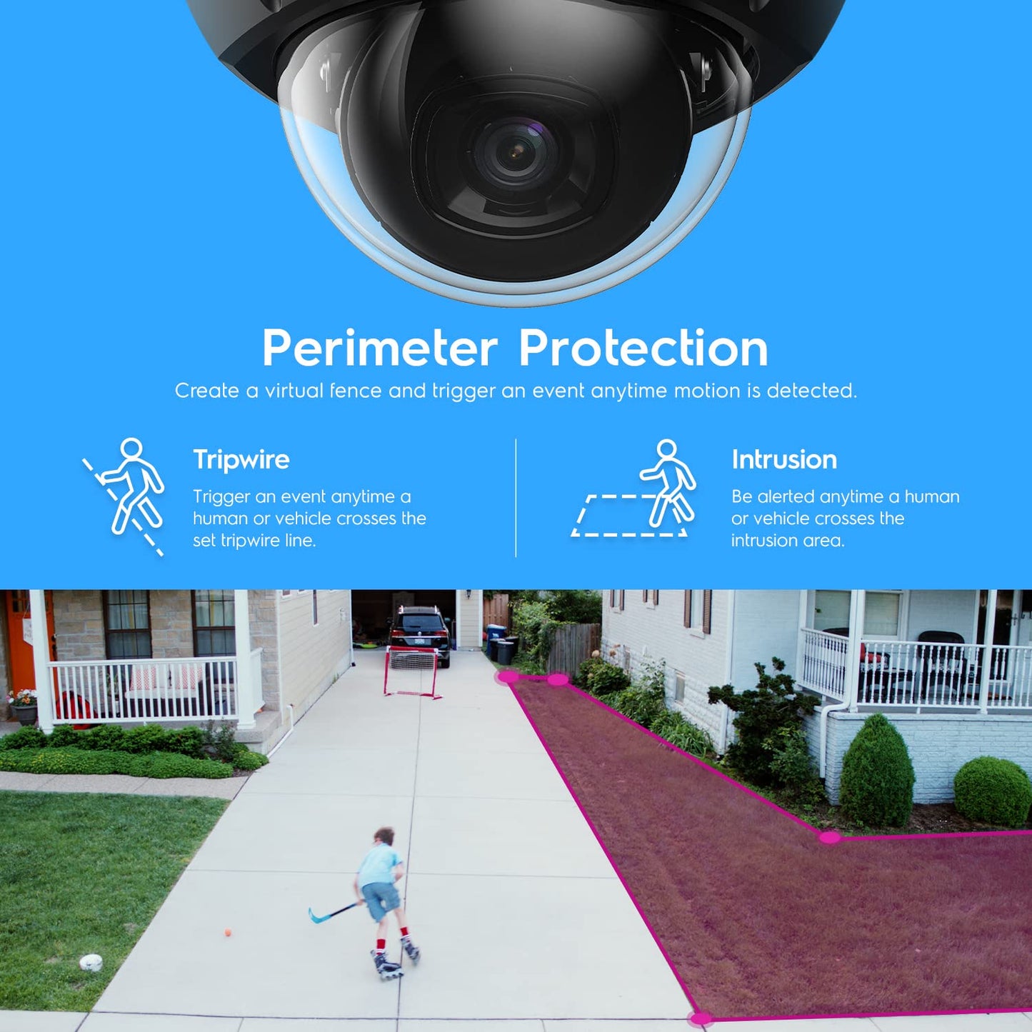Amcrest 4K Outdoor POE IP Camera, UltraHD 8MP Security Camera, IK10 Vandal Resistant Dome, 2.8mm Lens, IP67 Weatherproof Security, Cloud & MicroSD