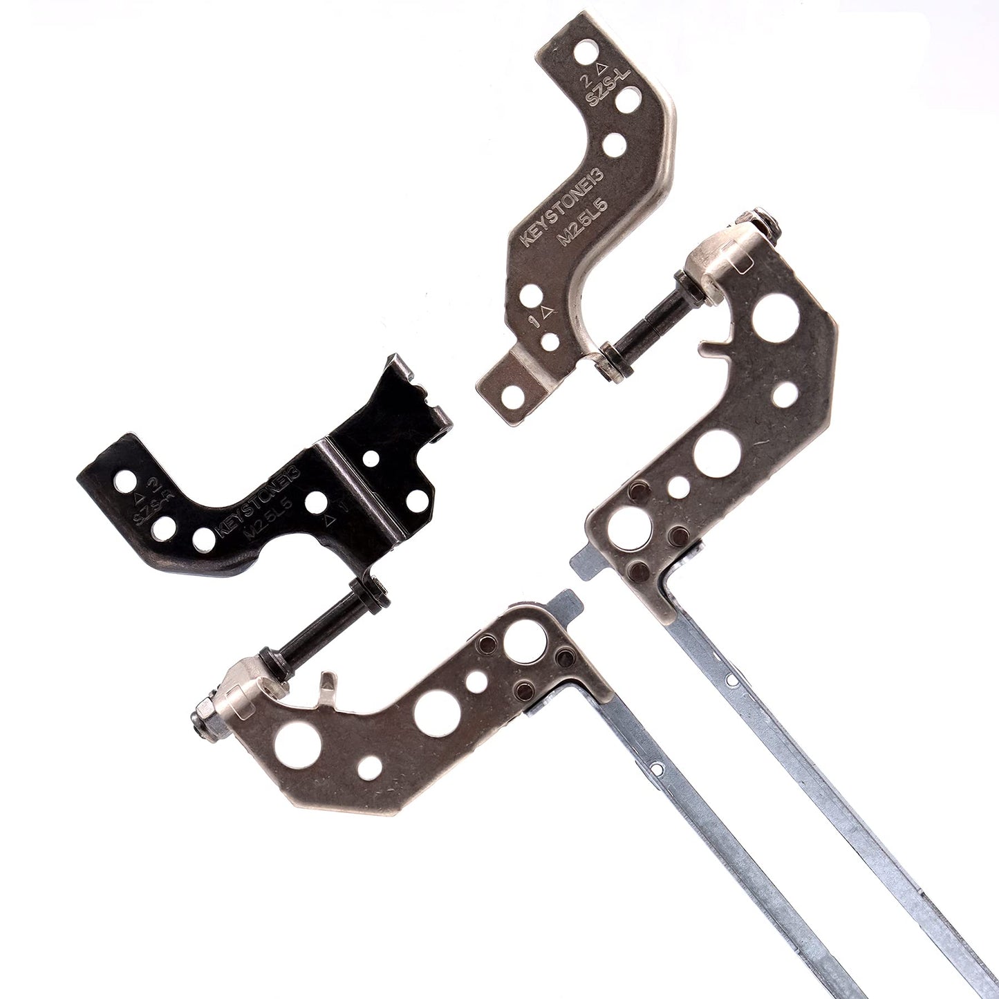Deal4GO KEYSTONE13 LCD Hinge kit 0KN68T KN68T for Dell Latitude 13 3380 Chromebook 13 3380 Screen Hinges (Non-Touchscreen)