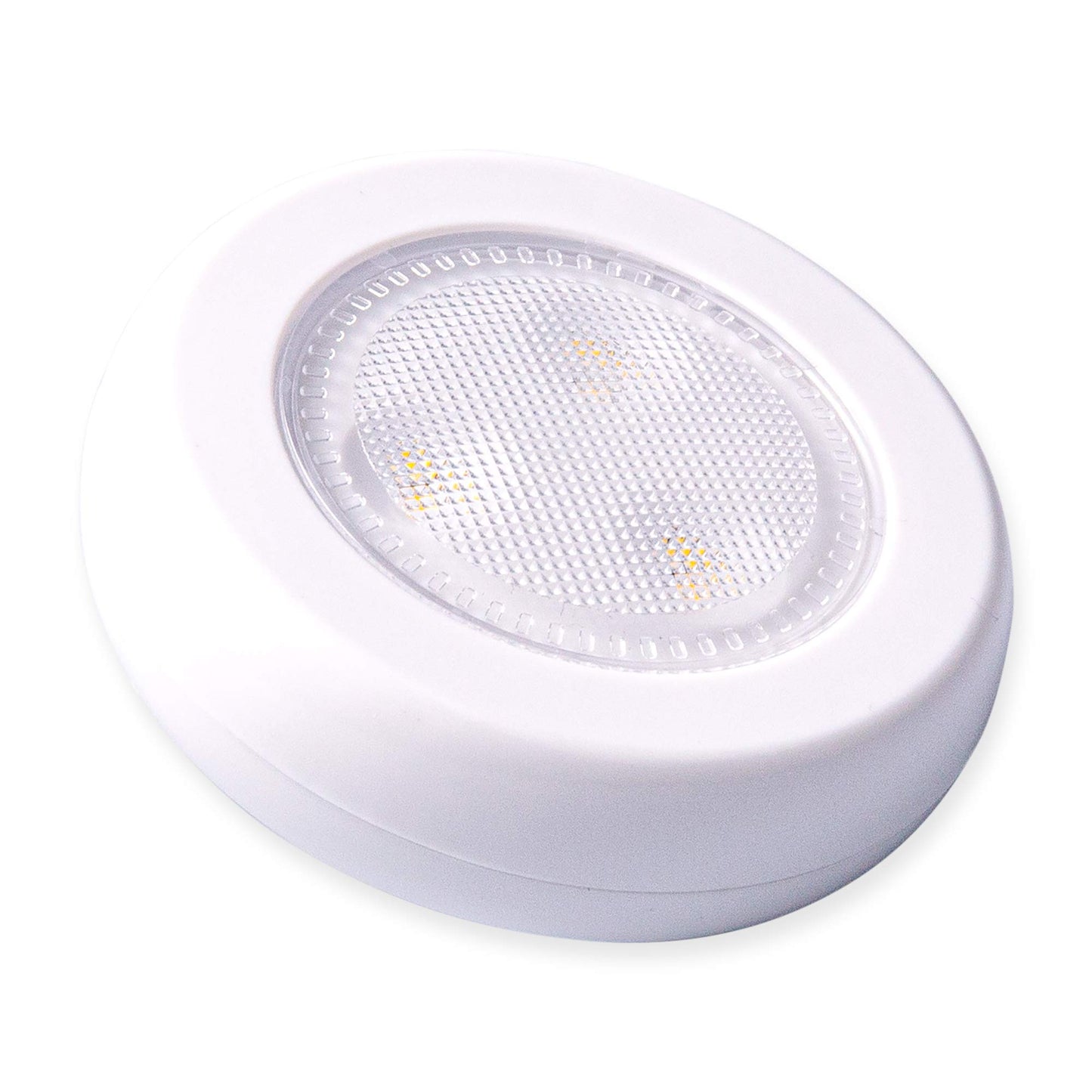 Westek BL-PUTN-W6 Ultra-Thin LED Puck Light - 6PK With Batteries, White