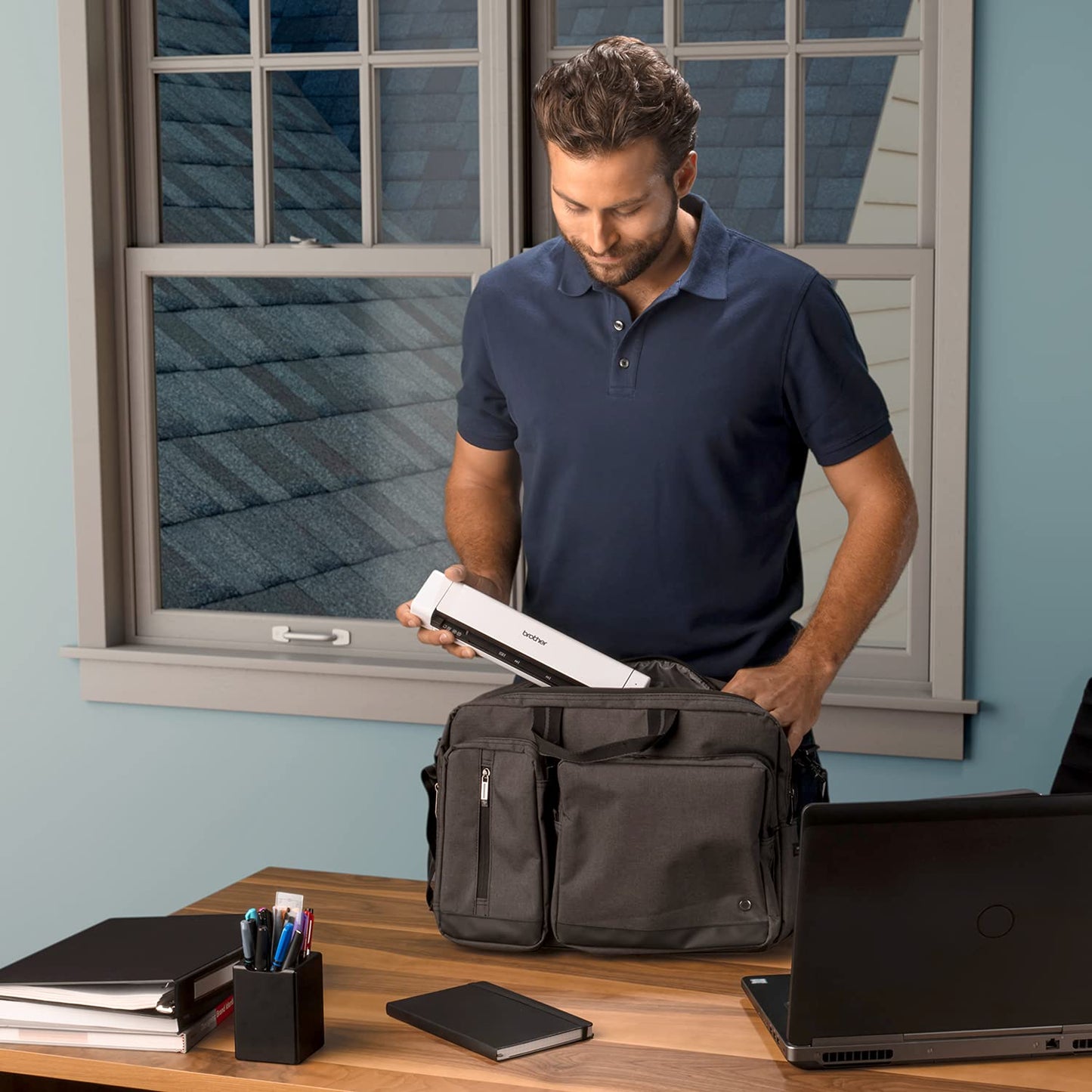 Brother DS-740D Duplex Compact Mobile Document Scanner