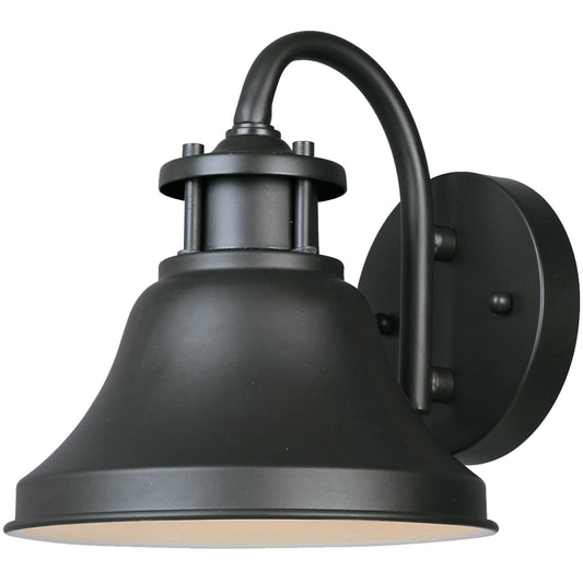 Designers Fountain Bayport Outdoor Light Fixture, 7.75 Inch Exterior Wall Lantern Sconce for Front Door, Patio and Porch, Bronze, 31311-BZ