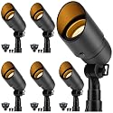 Gardencoin Low Voltage Landscape Spotlight, 12V LED Outdoor Landscape Lighting, Landscape Spot Lights Wired for Garden and Yard, Aluminum Up Lighting