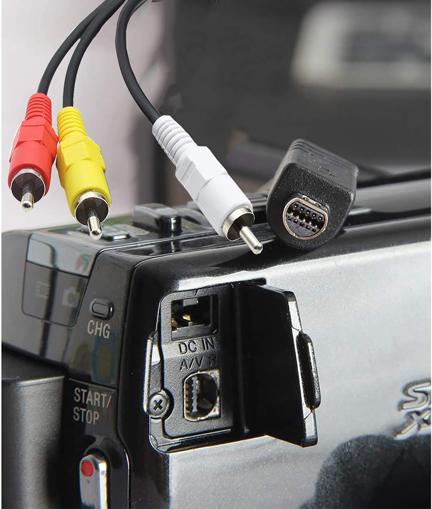 Tobysome Replacement Sony AV Cable for Handycam, VMC-15FS VMC-30FS 10Pin Audio Video Cable Cord Wire for Sony Handycam Camcorder Camera DCR-SR90