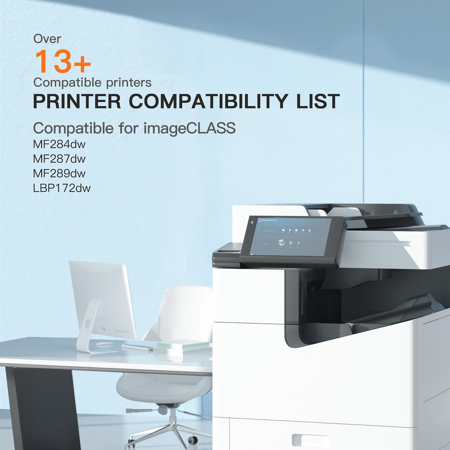 E-Z Ink 072 Toner Cartridge Compatible for Canon 072 Toner CRG072 CRG-072H Toner Cartridge for Canon ImageCLASS MF284dw MF287dw MF289dw LBP172dw