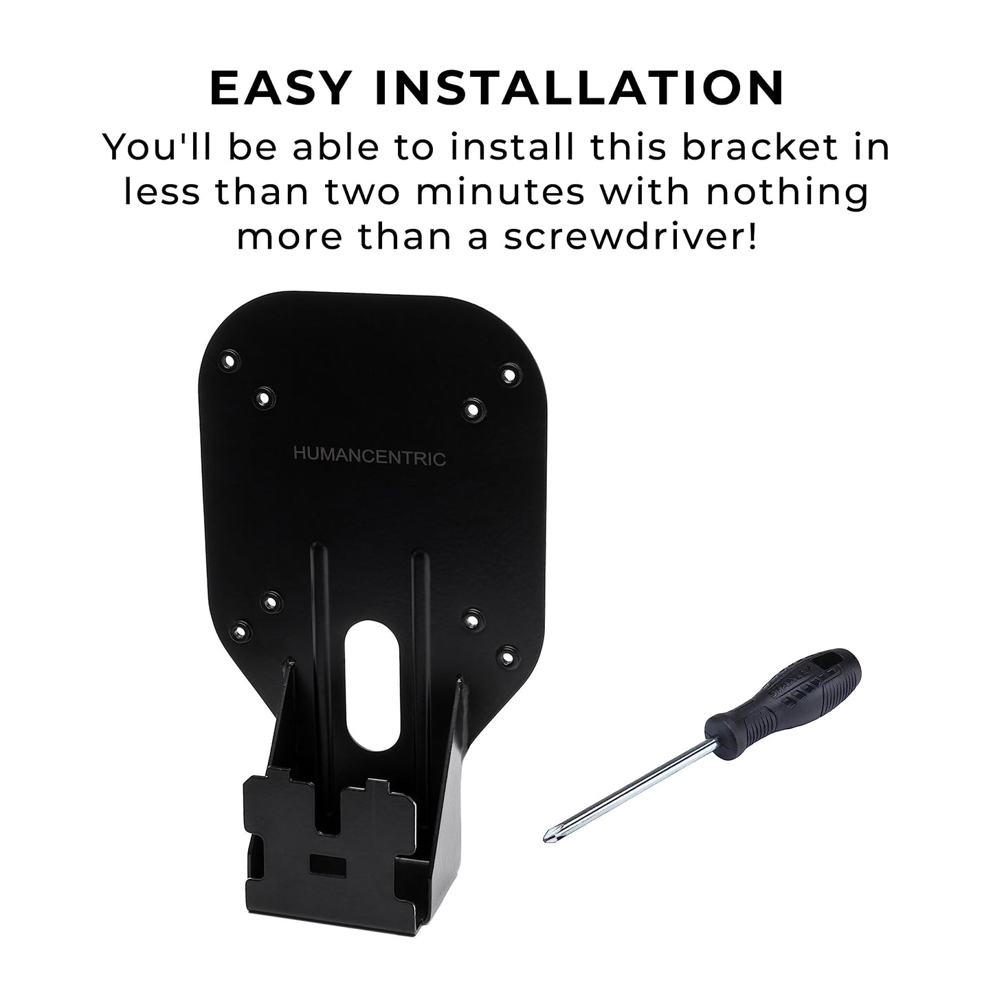 HumanCentric VESA Mount Adapter Bracket Compatible with Dell ST-Series Monitors ST2420L, ST2421L/LB, ST2220M/LC, ST2321L/LF, ST2320L (V3)