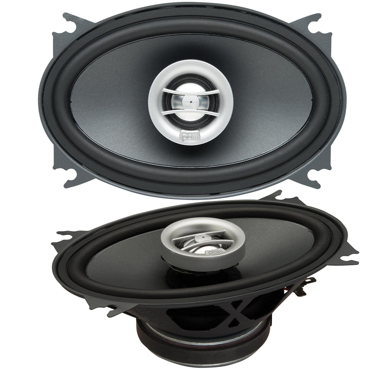 PowerBass OE-462-4x6 Coaxial Speakers 2-Ohm - Pair