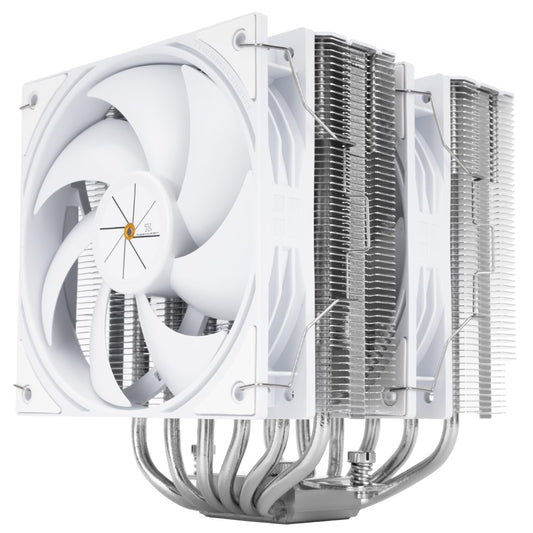 Thermalright Peerless Assassin 120 White V3 CPU Air Cooler, High-Performance Heat Pipes, Dual Towers Cooling, with Dual PWM Fans,Desktop Cooler