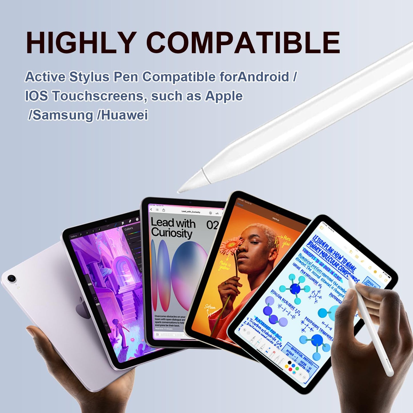 Stylus Pen Android for Samsung Galaxy Tab A11+/A11/A9/A9Plus/A8/A8plus/A7/A7lite Tablet S Pencil Touchscreens Stylists Pen(Blue)