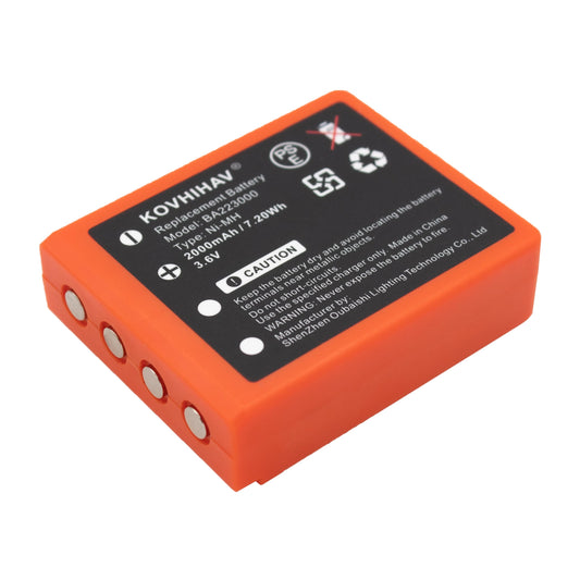 Replacement Battery for HBC Radiomatic Quadrix Keynote Patrol D Micron 4 Micron 5 Micron 6 Micron 7 Linus 4 Vector Pro,fit BA223000 BA223030…