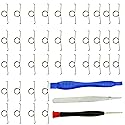 CDHKOZ 50pcs L2 R2 Trigger Button Springs Metal Replacement for PS5 Controller, With Screwdriver Open tool Repair Kts