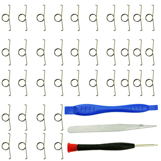 CDHKOZ 50pcs L2 R2 Trigger Button Springs Metal Replacement for PS5 Controller, With Screwdriver Open tool Repair Kts