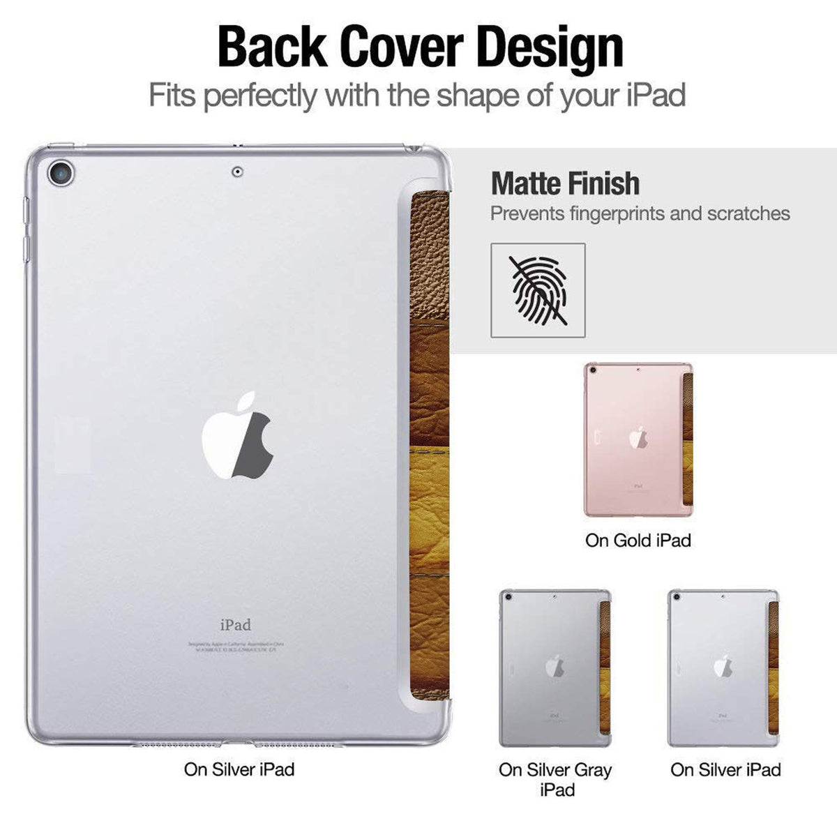 DuraSafe Cases for iPad PRO 9.7 Inch [Pro 9.7 2016] A1673 A1674 A1675 MLPX2LL/A MLPW2LL/A MLPY2LL/A MLYJ2LL/A Printed Slim Lightweight PC Dual Angle