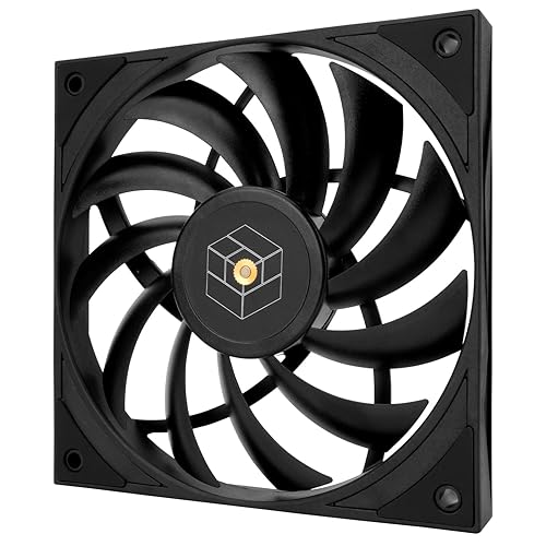 Thermalright TL-H12015B CPU Fan,Computer Case Cooling Quiet 4PIN PWM, 1900RPM High Speed,15mm Slimline Cooler for CPU Cooler and Chassis,120mm PC