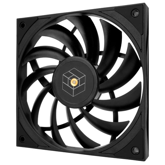 Thermalright TL-H12015B CPU Fan,Computer Case Cooling Quiet 4PIN PWM, 1900RPM High Speed,15mm Slimline Cooler for CPU Cooler and Chassis,120mm PC