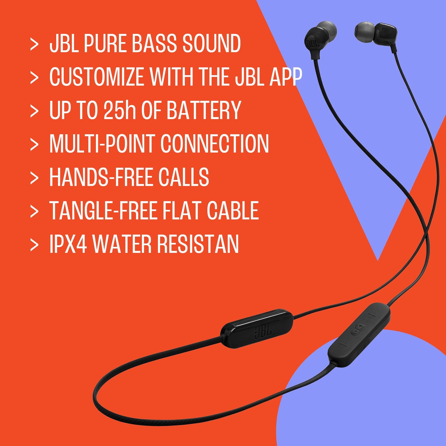 JBL Tune 135BT - Wireless in-Ear Headphones with Up to 25-Hour Battery Life with Speed Charge, Multi-Point Connection and Google Fast Pair, Hands-Free