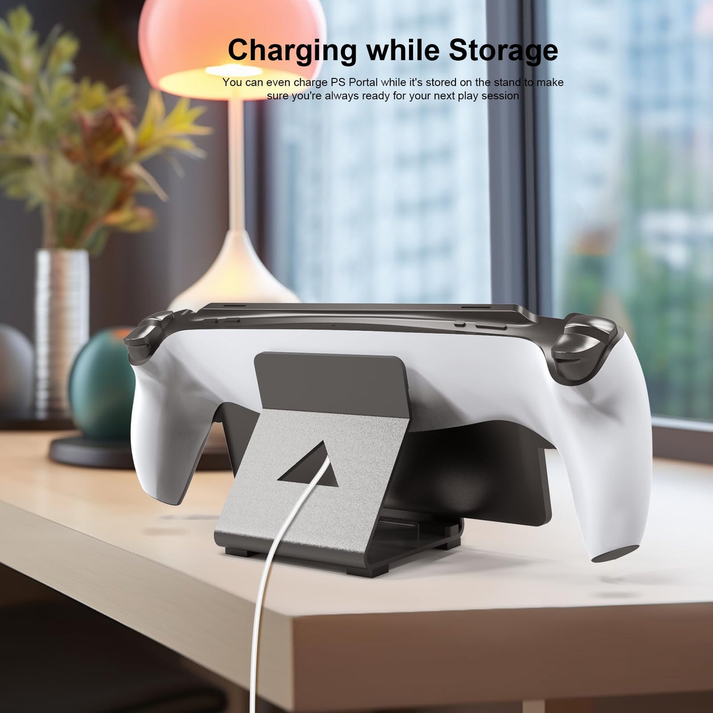 Levigo Game Controller Desktop Holder Stand Compatible with PlayStation Portal/ASUS ROG Ally/Steam Deck/Switch, Gaming Accessories Game Controller