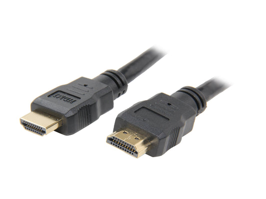 Nippon Labs HDMI-15BK 15-Feet Heavy Duty HDMI Cable Standard Speed with Gold Plated Connector, Black