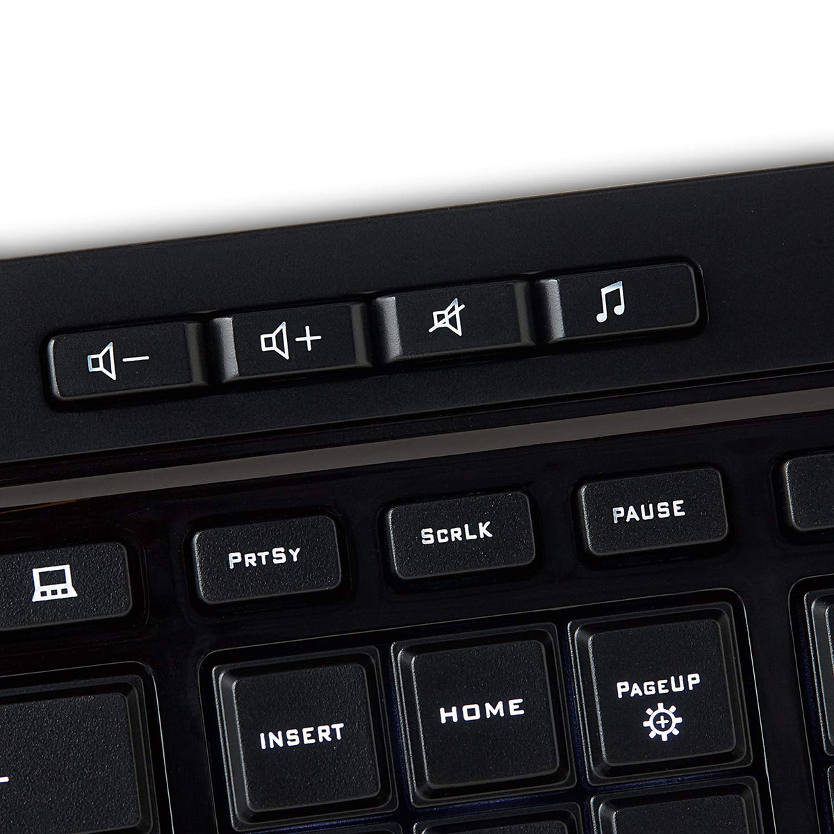 Verbatim Illuminated Wired Keyboard, USB, Full-Size, Backlit Keys, Black