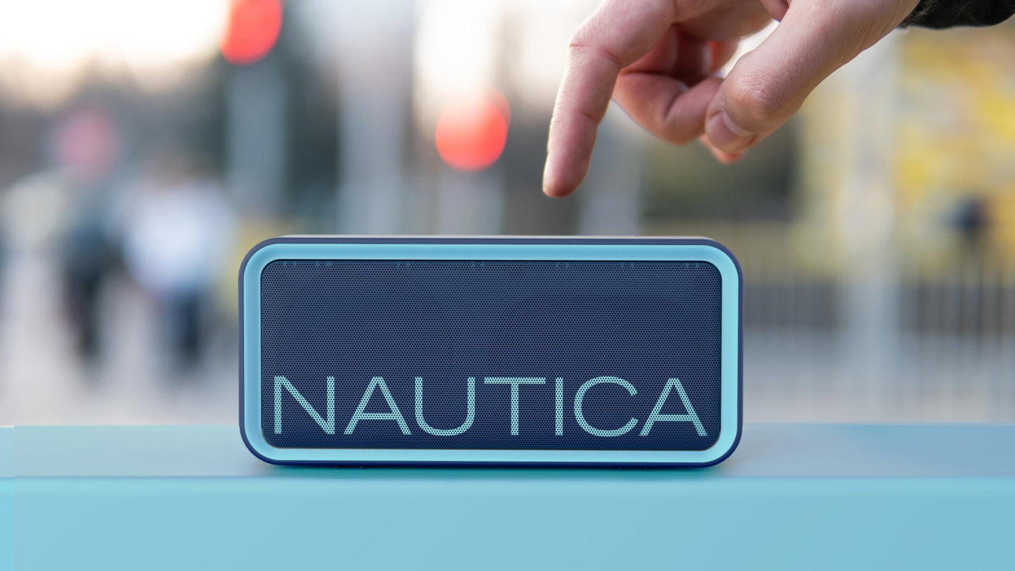 Nautica Urban SP100 True Wireless Outdoor Speaker, Portable IPX5 Waterproof Bluetooth Speaker with 2-Hour Quick Charge & 30-Day Standby, Perfect