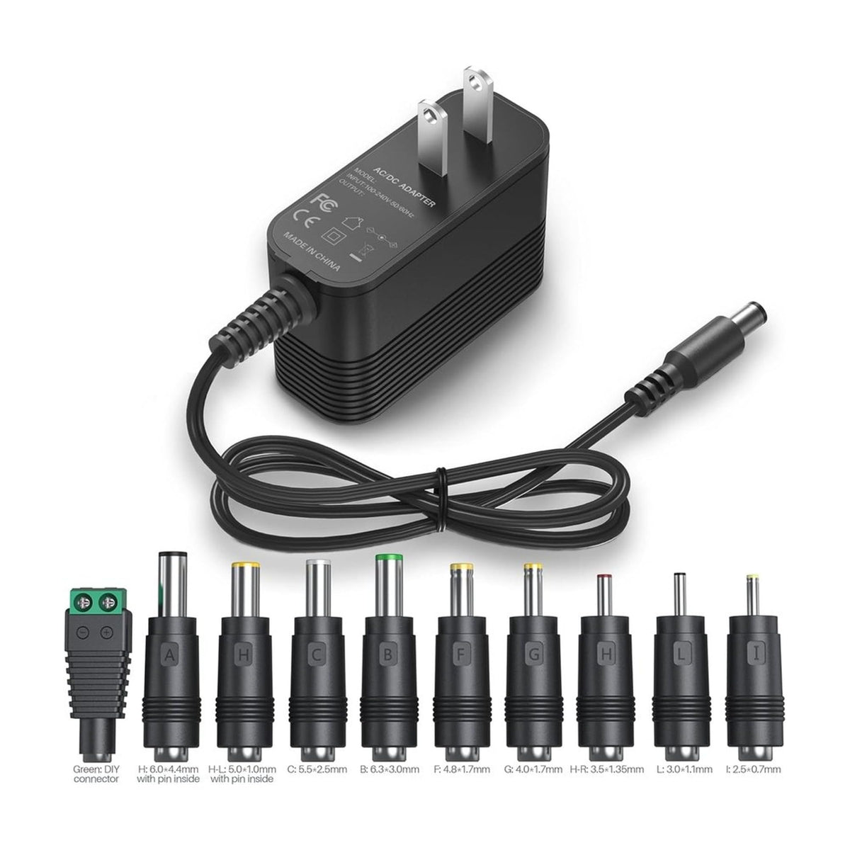 Lantronix AC/DC Power Supply/Adapter - External AC/DC Power Supply for Lantronix Gateways, routers, and IoT Devices; Some Models DIN-Rail mountable