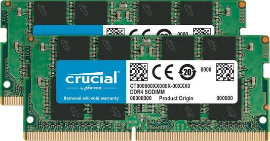 Crucial 16GB kit (8GBx2), 260-pin SODIMM, DDR4 PC4-21300,