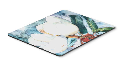 Caroline's Treasures 8001MP Flower - Magnolia Mouse Pad, Hot Pad or Trivet for Home Office Gaming Working Computers Laptop Mouse Mat,Washable Large