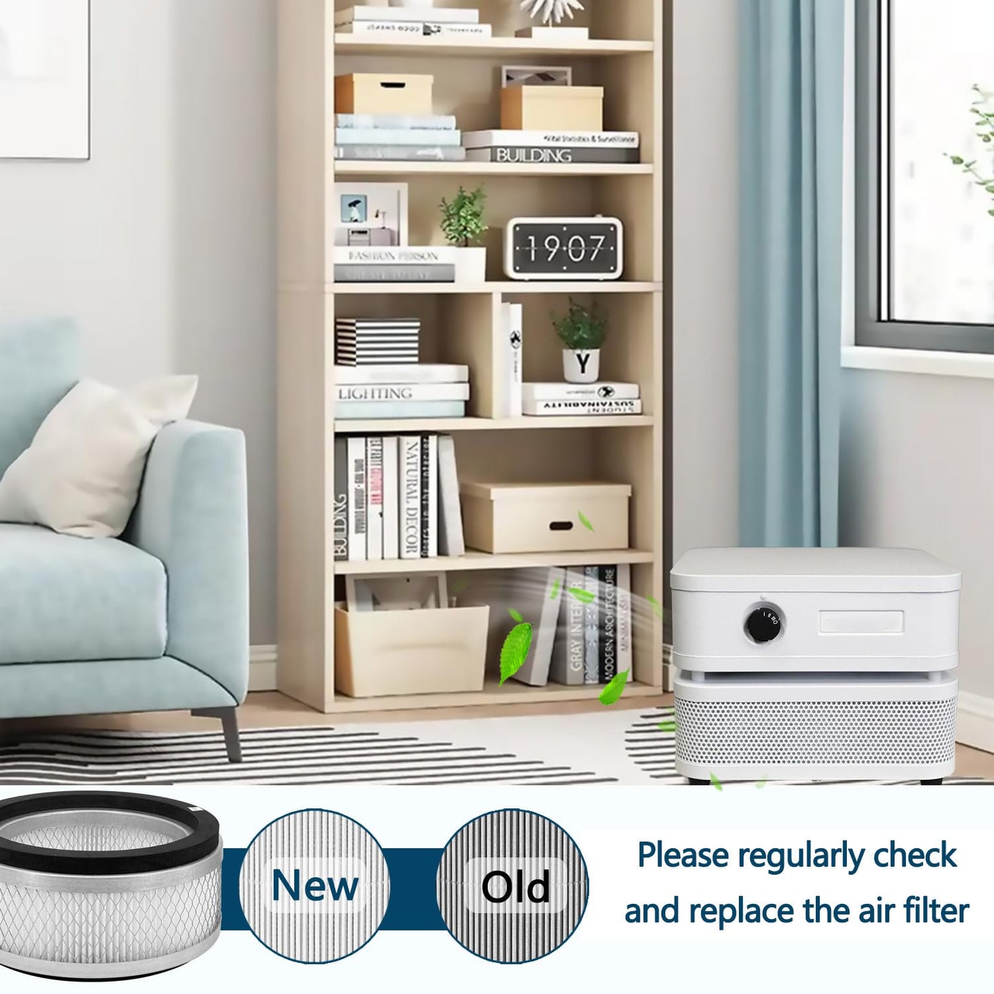 Slirceods HM100 Filter Replacement Compatible with Austin Air it Room Air Purifier Air Filters,2pack