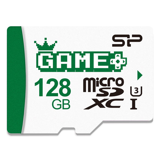 Silicon Power 128GB SDXC Micro SD Card Gaming Memory Card with Adapter Compatible with Nintendo-Switch