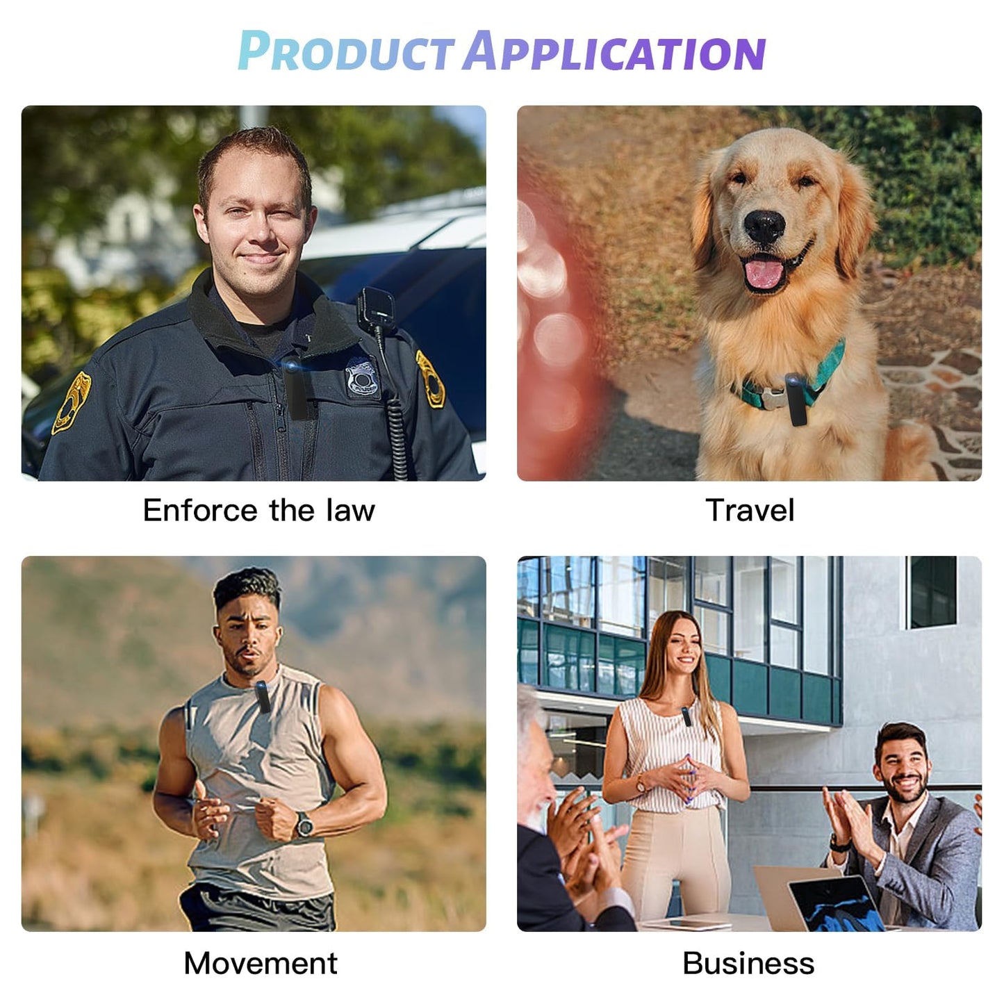 Mini Body Cameras With Audio And Video Recording, POV Camera with 64G Card Body Worn Cam ,Wearable Patrol Video Recording Camcorder With Night Version