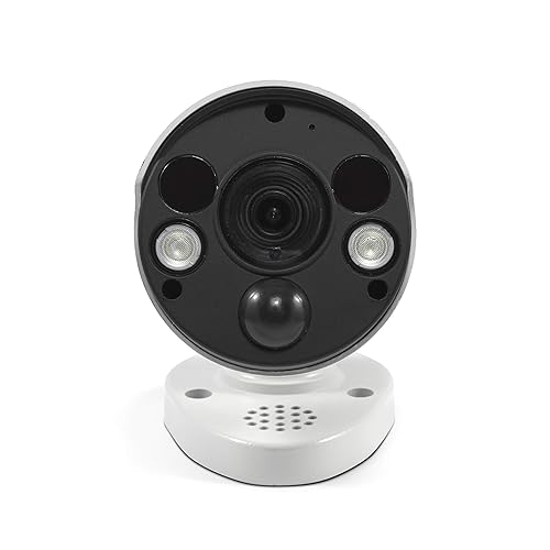 Swann Home Security Camera, POE Cat5e NVR 4K HD Video, Indoor or Outdoor Wired Surveillance CCTV, Color Night Vision, Heat Motion Detection, LED
