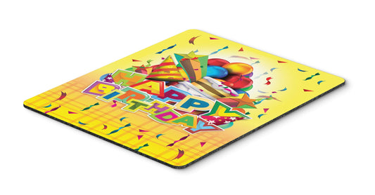 Caroline's Treasures APH8873MP Happy Birthday Party Mouse Pad, Hot Pad or Trivet for Home Office Gaming Working Computers Laptop Mouse Mat,Washable