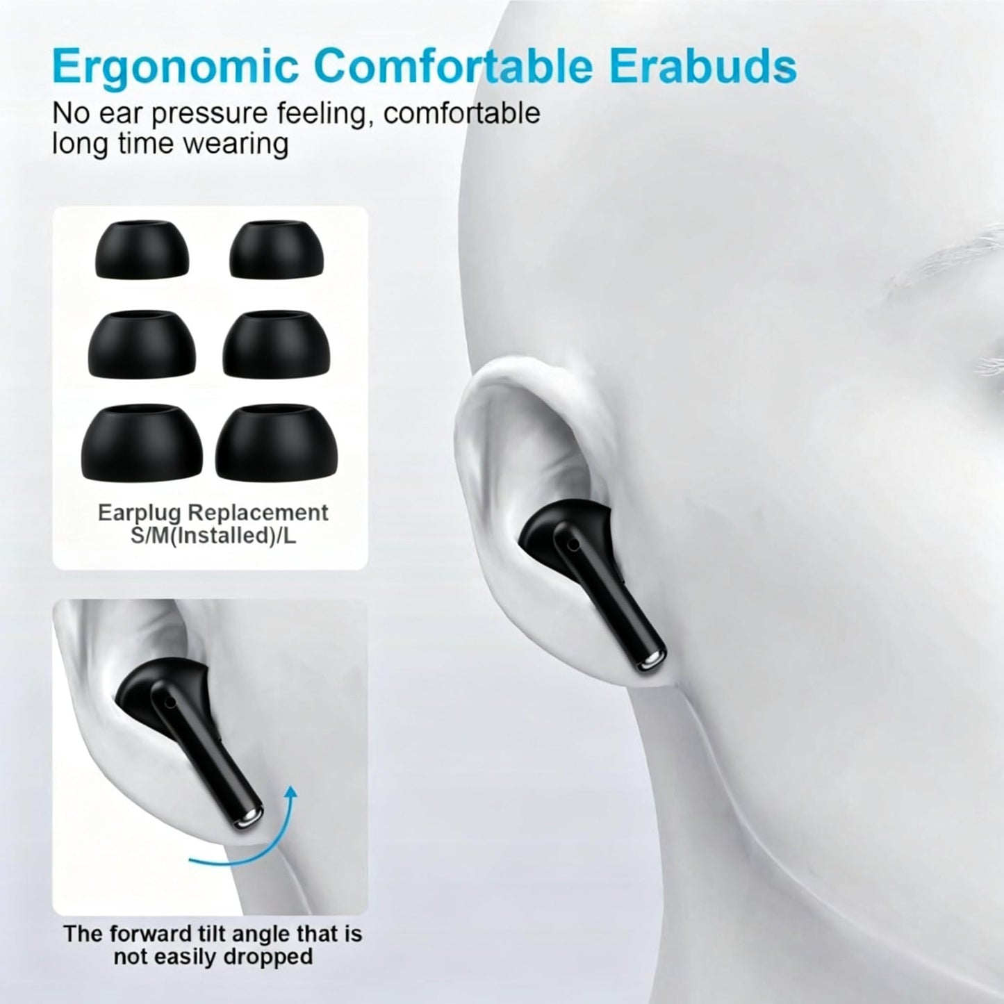 Wireless Earbus for Samsung S26/S25/S24, 5.3 Bluetooth Headphones Ear Buds