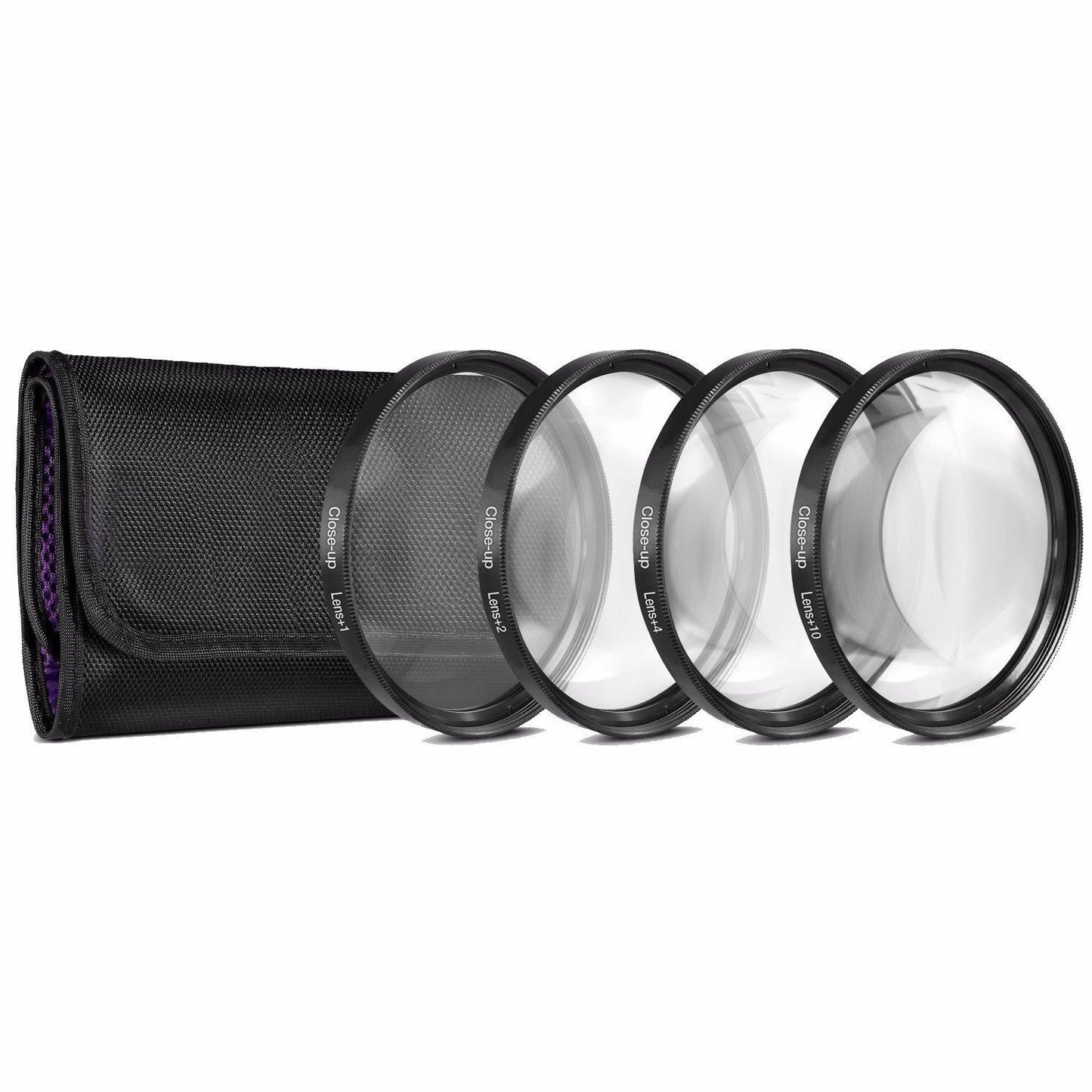 72mm 7 Piece Filter Set Includes 3 PC Filter Kit (UV-CPL-FLD-) and 4 PC Close Up Filter Set (+1+2+4+10) for Canon, Olympus, Pentax, Sony, Sigma