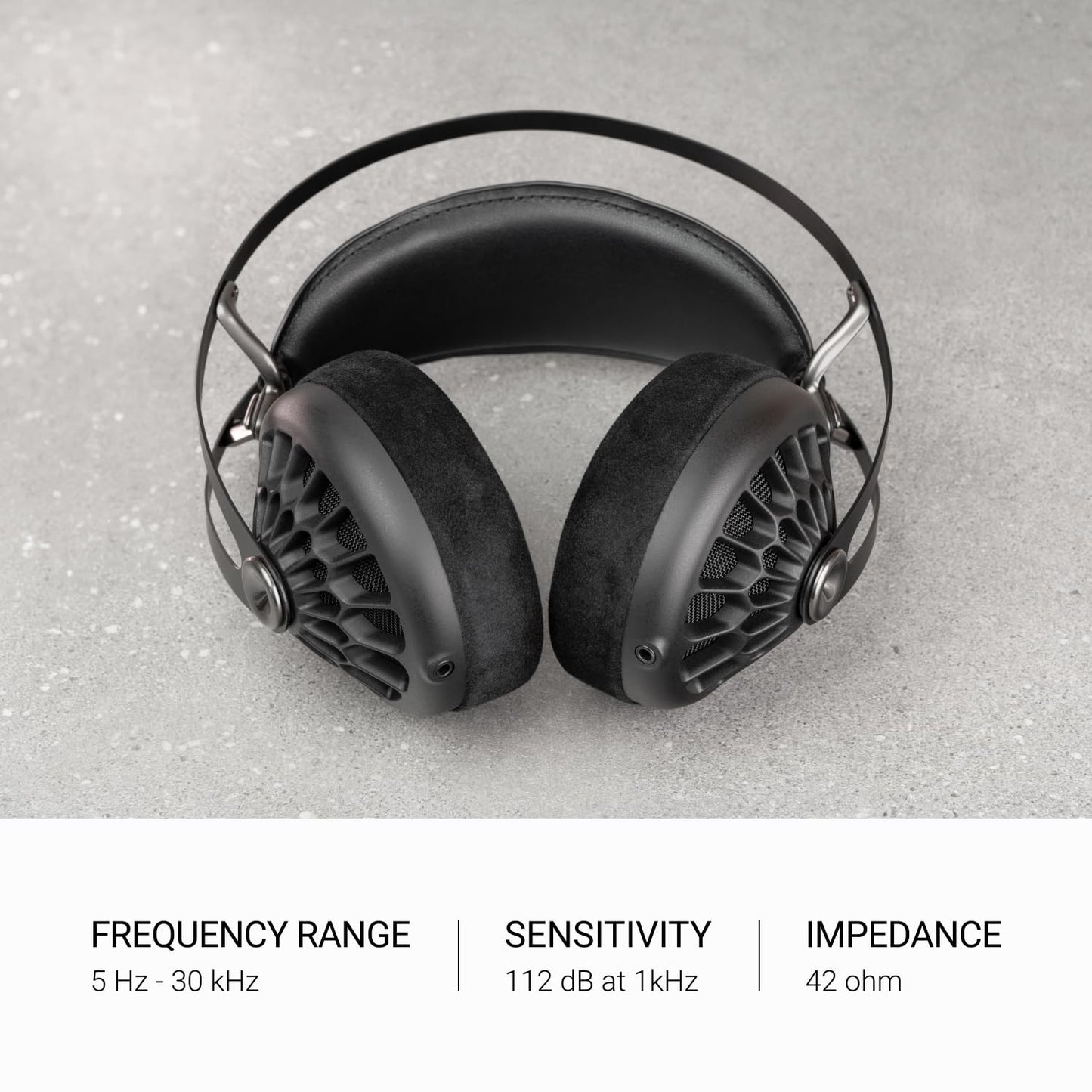 MEZE AUDIO 105 AER | Wired Over-The-Ear Lightweight Audiophile Open-Back Headphones | 50mm Dynamic Drivers | Low Impedance 42 Ohms | Cables…