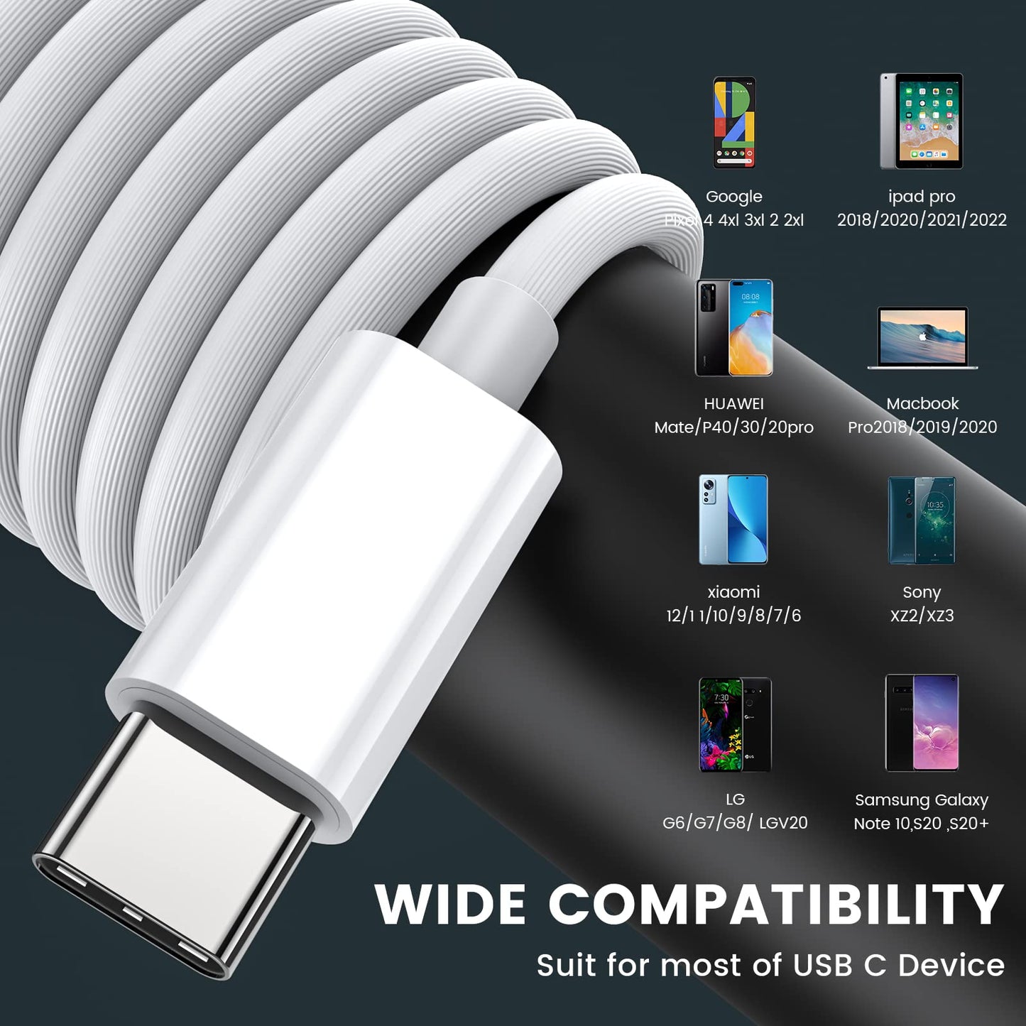 MOSWAG USB C Headphone Wired Earbuds in Ear Headphones with Mic and Volume Control Compatible with iPhone 15/ pro/Pro max iPad Air Samsung Galaxy S23…