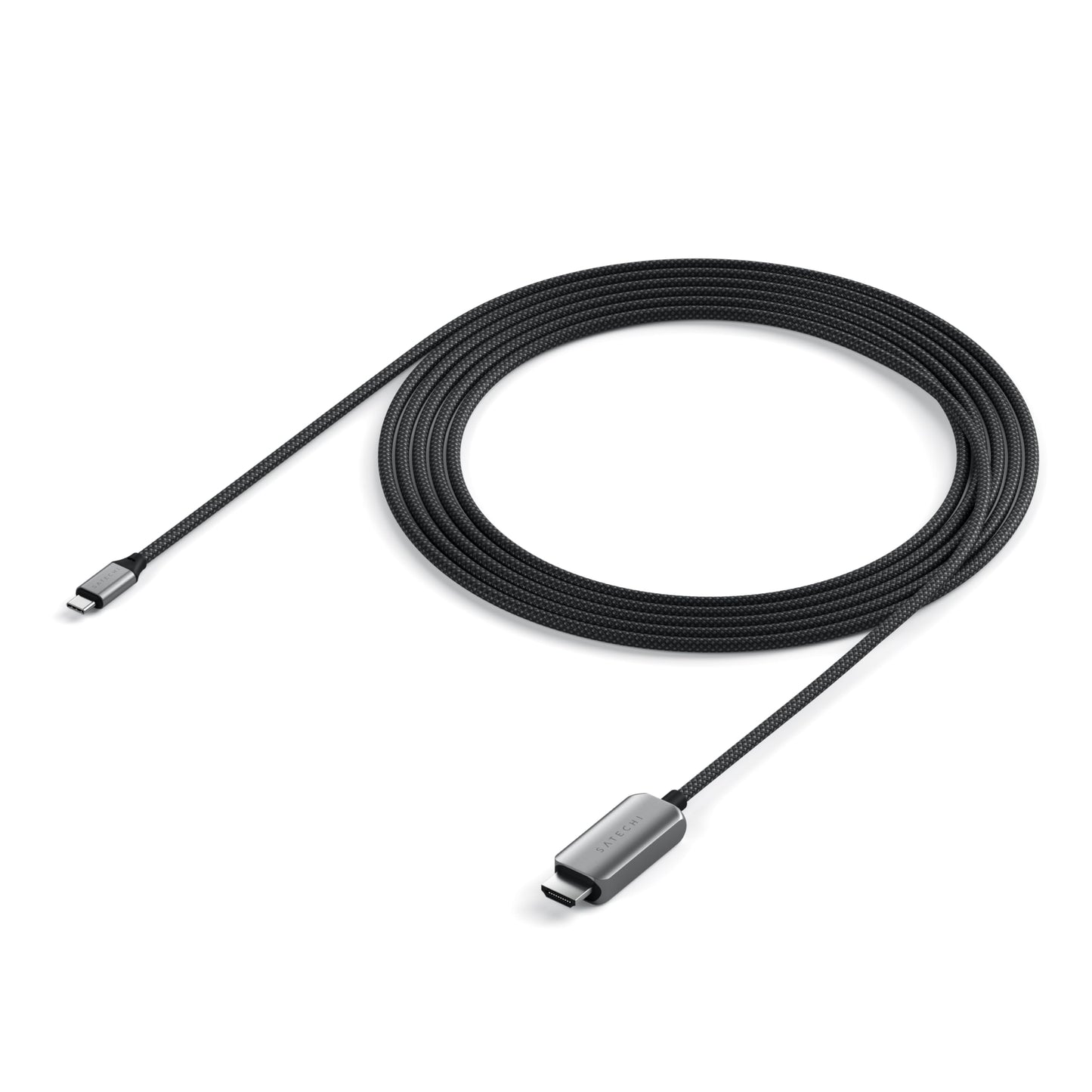 Satechi USB C to HDMI 2.1 8K Cable, with 8K @ 60Hz and 4K @ 120Hz, Type C to HDMI Cable, Thunderbolt 3/4 Compatible for MacBook Air/Pro M5/M4, iPad