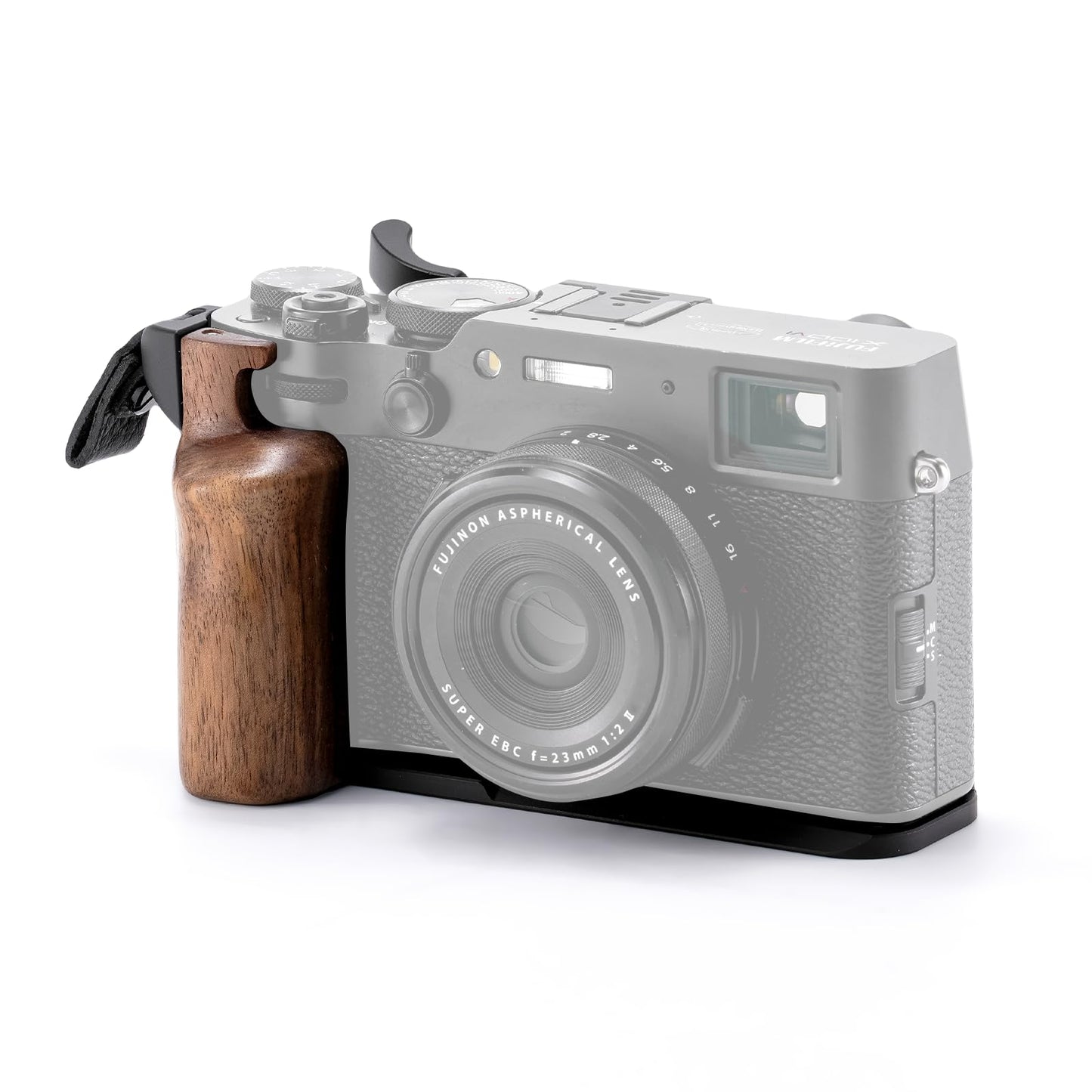 Tilta Vintage Camera Cage Compatible with Fujifilm X100VI - Black | Base Kit | Thumb Grip | Strap Attachments | ARCA Ready | Lightweight & Durable