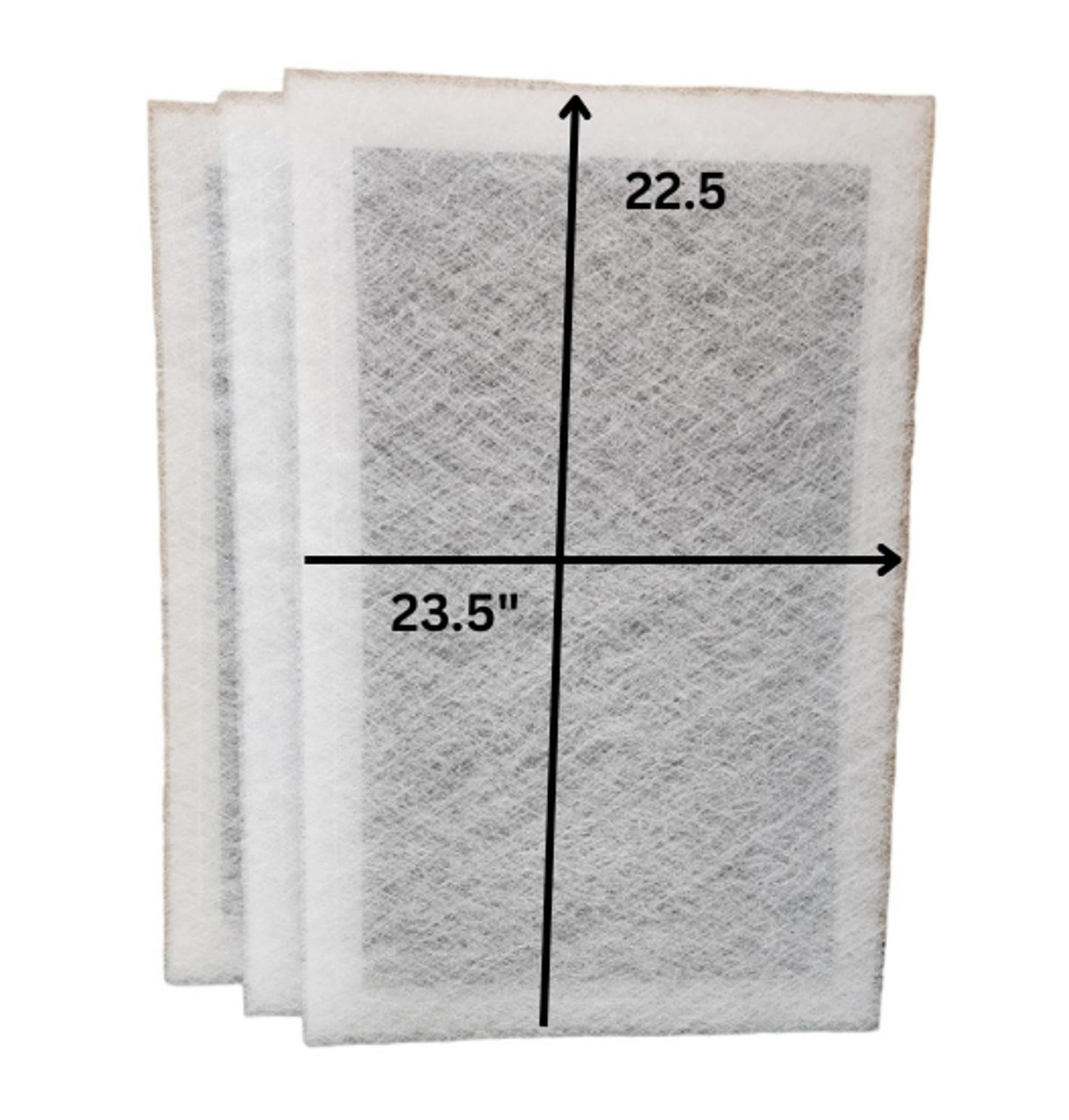 Fast-Shipped-Filters 3 Pack 25x25 ECO Healthy Home Air Cleaners Filters Replacement Polarized Pads